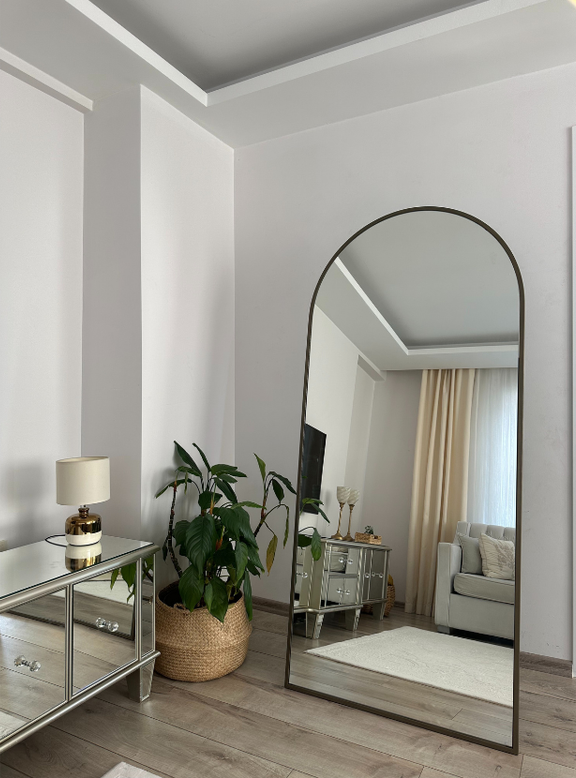 180X70 CM ESKİTME OVAL AYAKLI BOY AYNASI